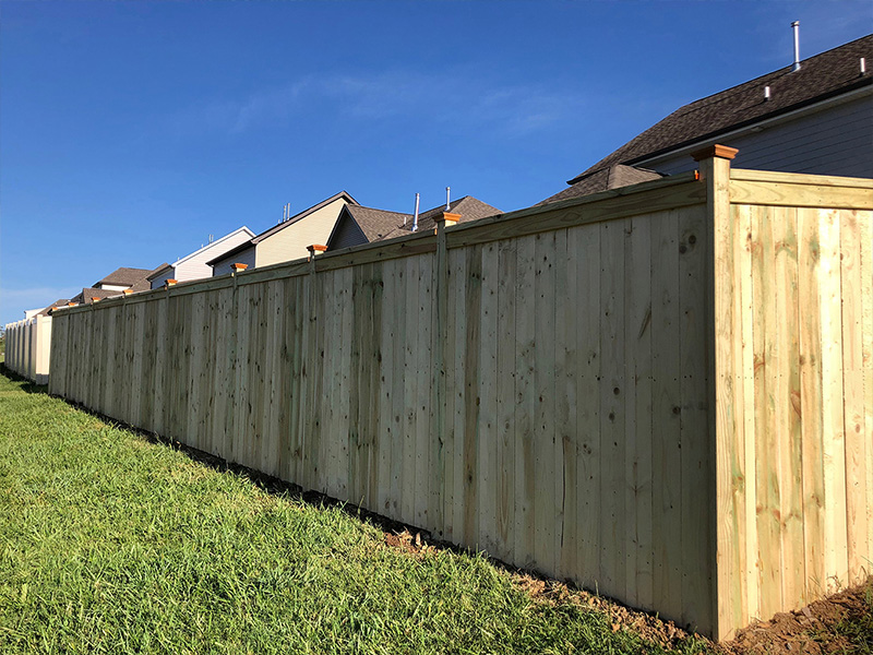 Residential Wooden Privacy fence Middle TN