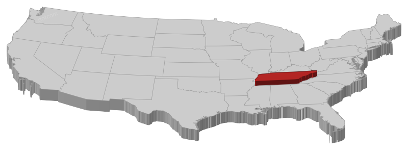 Tennessee Map - Areas We Serve